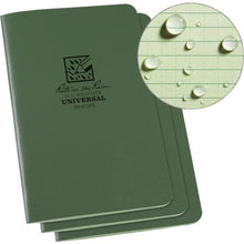 โหลดรูปภาพลงในโปรแกรมดูแกลเลอรี RITR สมุดเย็บเล่ม 4 5/8X7 (ชุด 3 เล่ม) สีเขียวสากล
