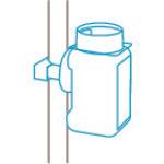 将图像导入到图库查看器中martor备用刀片存储瓶 9845 立柱安装架
