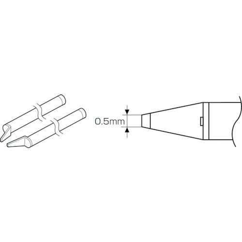 HAKKO tip CHIP 0.5L type