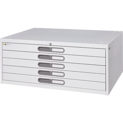 กล่องใส่แผนที่สำหรับ DAISHIN A1 A1-5W แบบ 5 ลิ้นชัก สีขาว