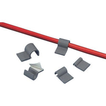 Load image into gallery viewer, PANDUIT Fixture Cord Clip with Rubber Adhesive Tape Gray (100 Pieces)

