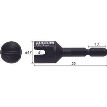 画像をギャラリービューアに読み込む, ベッセル　全ネジバリトリビット　Ｎｏ．Ａ２０ＺＢ５５（（鉄）Ｍ８、３／８”、Ｍ１０、Ｍ１２用）
