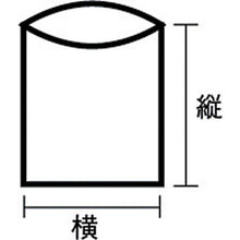 画像をギャラリービューアに読み込む, ＴＲＵＳＣＯ　小型ポリ袋　縦４００Ｘ横３００Ｘｔ０．０５　　黄　（２００枚入）
