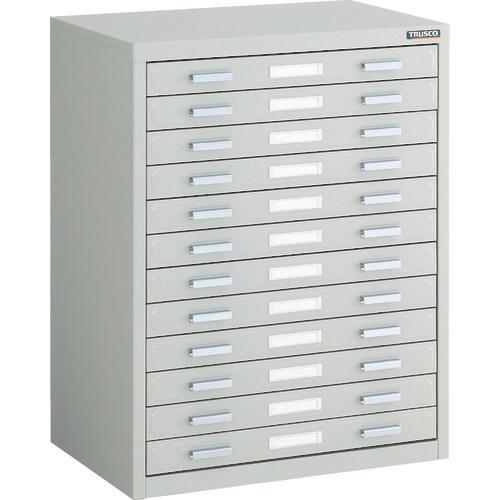 กล่องเหล็กใส่แผนที่ TRUSCO A3 x 12 ขั้น 541 x 360 x H700