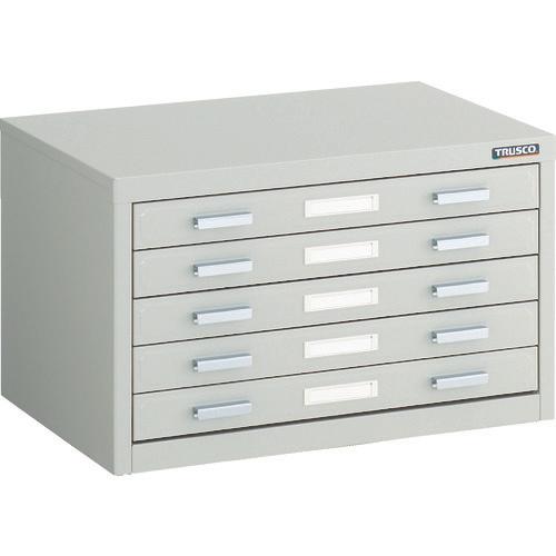 กล่องเหล็กใส่แผนที่ TRUSCO A3 x 5 ขั้น 541 x 360 x H330