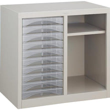 โหลดรูปภาพลงในโปรแกรมดูแกลเลอรี กล่องใส่จดหมาย TRUSCO แบบ A4 รวมชั้นวางของ 10 ลิ้นชักตื้น
