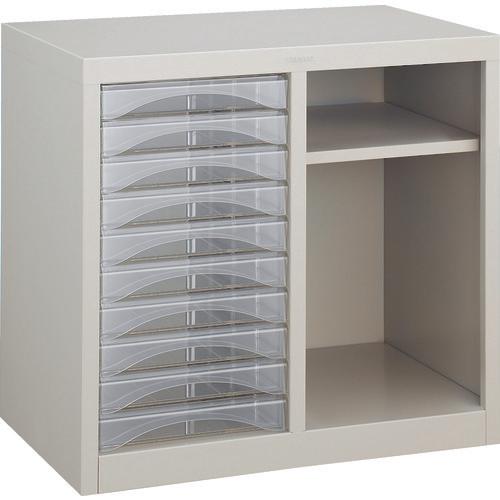 กล่องใส่จดหมาย TRUSCO แบบ A4 รวมชั้นวางของ 10 ลิ้นชักตื้น