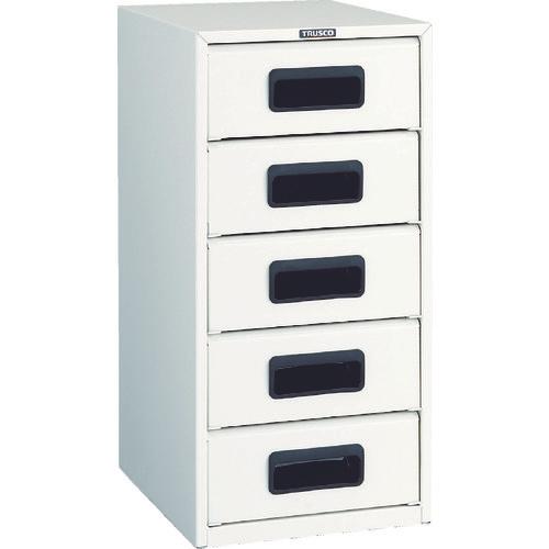 ตู้จดหมาย TRUSCO α เหล็กลึก ลิ้นชัก 5 ขั้น ชนิดป้องกันการเปิดออก