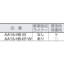 画像をギャラリービューアに読み込む, ＤＩＣ　ＡＡ１６－Ｗ－ＨＢ－ＫＰ型ヘルメット　白
