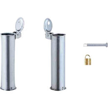 โหลดรูปภาพลงในโปรแกรมดูแกลเลอรี ป้ายหยุดรถ SUNPOLE พร้อมกุญแจเสียบ (สแตนเลส)
