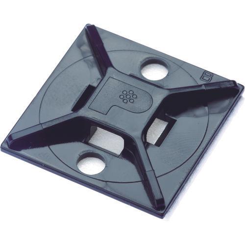 PANDUIT mount base with acrylic adhesive tape weather resistant black (100 pieces)