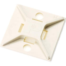 Load image into gallery viewer, PANDUIT mount base with rubber adhesive tape ivory (100 pieces)
