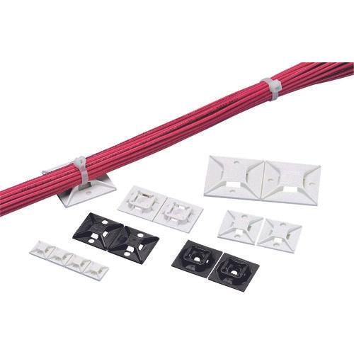 PANDUIT mount base with acrylic adhesive tape black 50 pieces ABM3H-AT-L0