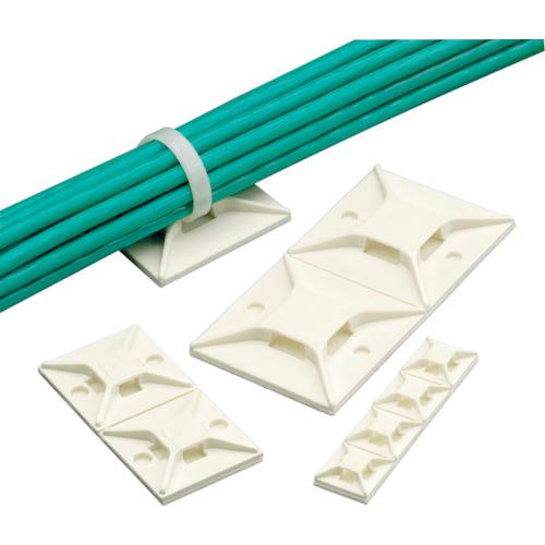 PANDUIT mount base with acrylic adhesive tape white (50 pieces)