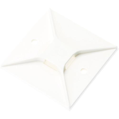 PANDUIT mount base with rubber adhesive tape white (50 pieces)