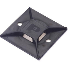 Tải hình ảnh vào trình xem thư viện, Đế gắn PANDUIT với băng dính acrylic chịu thời tiết màu đen (200 miếng)
