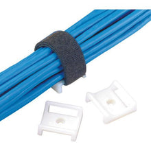 Load image into gallery viewer, Tie mount for PANDUIT tuck tie M3 screw flame retardant white (25 pieces)
