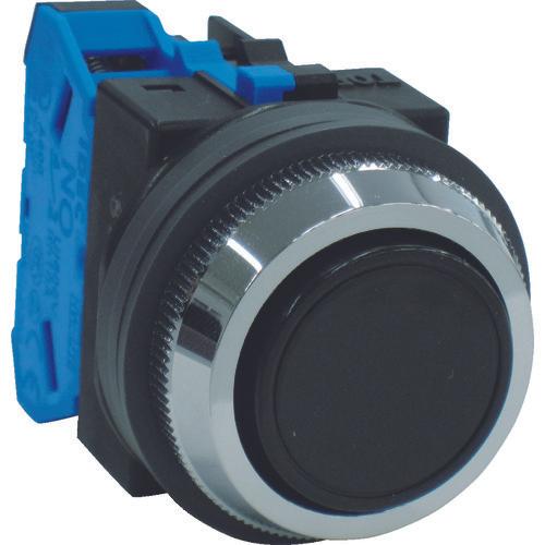 IDEC flat push button switch black