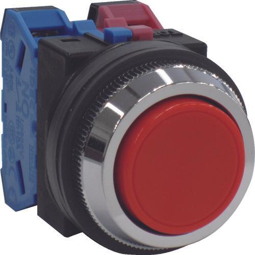 IDEC Flat Push Button Switch Red