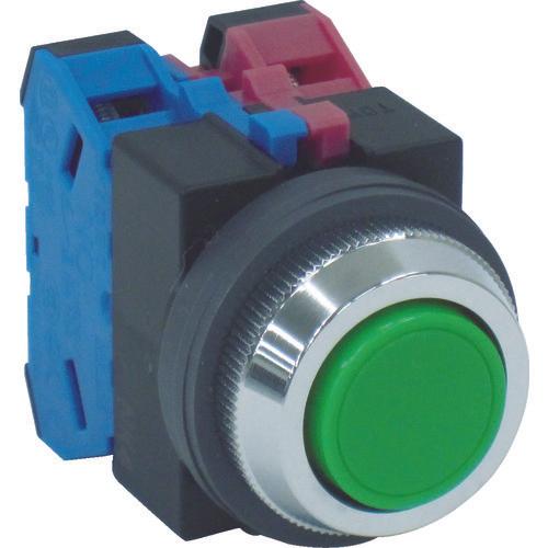 IDEC Flat Push Button Switch Green