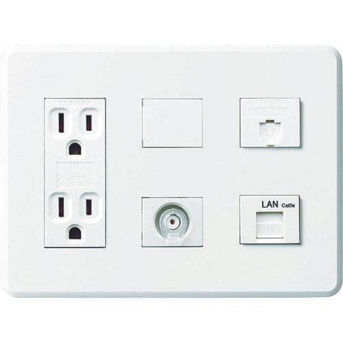 Abaniact information outlet TEL/LAN/TV (4K8K compatible) Category 5e