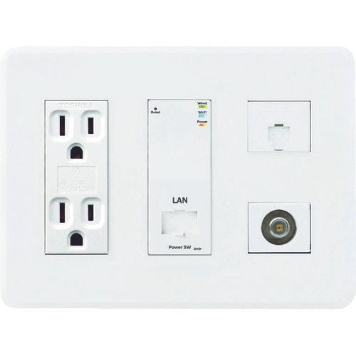 Abaniact information outlet TEL/LAN/TV (4K8K compatible)/Wi-F