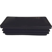 Tải hình ảnh vào trình xem thư viện, Nắp nhựa Alinco ống dẹt 50x25 màu đen (4 cái)
