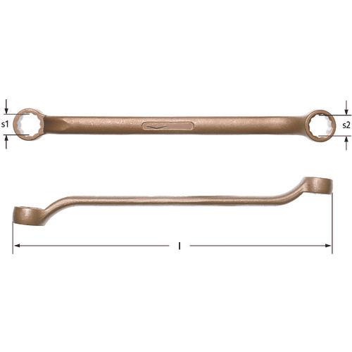 AmpcoSwiss防爆双头内六角扳手 36x41mm