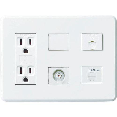 Abaniact information outlet TEL/LAN/TV (4K8K compatible) Category 6