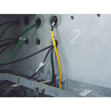 Load image into gallery viewer, IM soft cable nameplate (separately made NEXCO specification) ground wire green background white letters
