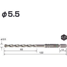 画像をギャラリービューアに読み込む, ベッセル　クッションドリルコンクリート用ＡＣＤ　５．５ｍｍ
