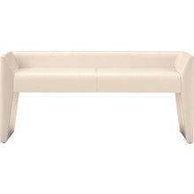 โหลดรูปภาพลงในโปรแกรมดูแกลเลอรี TRUSCO เก้าอี้ล็อบบี้หุ้มหนัง PVC 2 ที่นั่ง สีขาว
