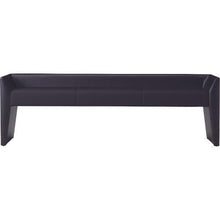 โหลดรูปภาพลงในโปรแกรมดูแกลเลอรี TRUSCO เก้าอี้ล็อบบี้หุ้มหนัง PVC 3 ที่นั่ง สีดำ
