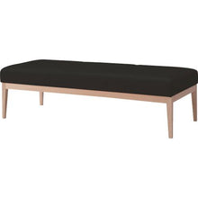 โหลดรูปภาพลงในโปรแกรมดูแกลเลอรี ＴＲＵＳＣＯ　ロビーベンチ３人掛　ブラック　脚部ナチュラル
