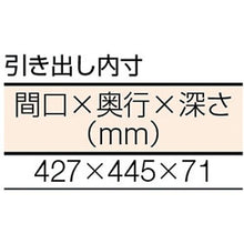 画像をギャラリービューアに読み込む, ＴＲＵＳＣＯ　ＡＥ型作業台　１５００Ｘ７５０ＸＨ７４０　２段引出付　Ｗ色
