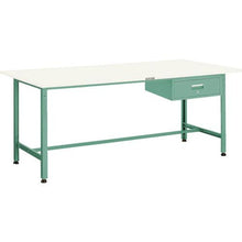 画像をギャラリービューアに読み込む, ＴＲＵＳＣＯ　ＡＥ型作業台　１８００Ｘ９００ＸＨ７４０　１段引出付　ＤＧ色
