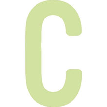 画像をギャラリービューアに読み込む, ＩＭ　中輝度蓄光カッテイング文字　英字　Ｃ
