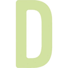 画像をギャラリービューアに読み込む, ＩＭ　中輝度蓄光カッテイング文字　英字　Ｄ
