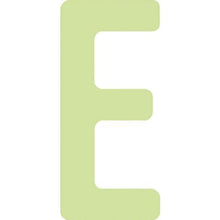 画像をギャラリービューアに読み込む, ＩＭ　中輝度蓄光カッテイング文字　英字　Ｅ
