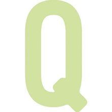 画像をギャラリービューアに読み込む, ＩＭ　中輝度蓄光カッテイング文字　英字　Ｑ
