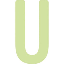 画像をギャラリービューアに読み込む, ＩＭ　中輝度蓄光カッテイング文字　英字　Ｕ
