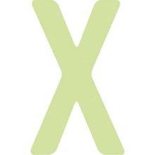 画像をギャラリービューアに読み込む, ＩＭ　中輝度蓄光カッテイング文字　英字　Ｘ
