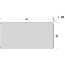 Load image into gallery viewer, IM engraving aluminum plate 20 x 40 x 0.8 4-R2 10 pieces
