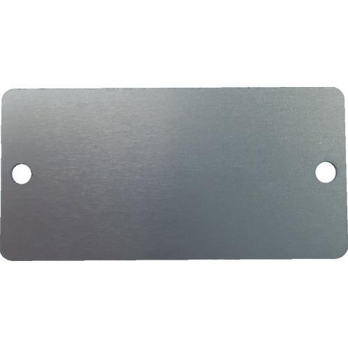 Aluminum plate for IM engraving 25 x 50 x 0.8 2-φ3 4-R2 10 pieces