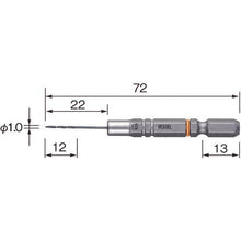 画像をギャラリービューアに読み込む, ベッセル　クッションドリル鉄工用ＡＭＤ　１．０ｍｍ

