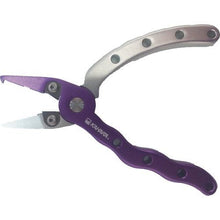 Load image into gallery viewer, KAHARA 4.5inch Aluminum Pliers Grape/Silver

