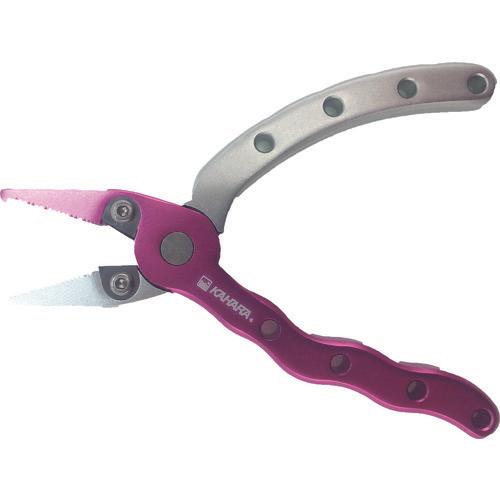 KAHARA 4.5inch Aluminum Pliers Strawberry/Silver
