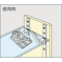 画像をギャラリービューアに読み込む, スガツネ工業　（１２００３００８８）ＡＰ－ＤＨ１８２０アルミ製棚柱
