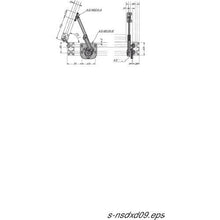 画像をギャラリービューアに読み込む, スガツネ工業　（１８００４１６４６）ＡＳ－ＮＳＤＸ－２０ＬＫ－３０－８アルミフレーム取付用セット
