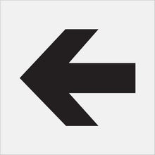 画像をギャラリービューアに読み込む, ＩＭ　ステンシル　矢印（大）　文字サイズ２２５×２７０ｍｍ
